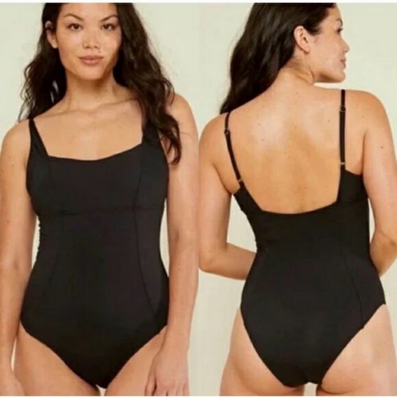 Andie Swim 'The Havana' Black One-Piece Swimsuit - Size Medium NWT - Picture 8 of 8